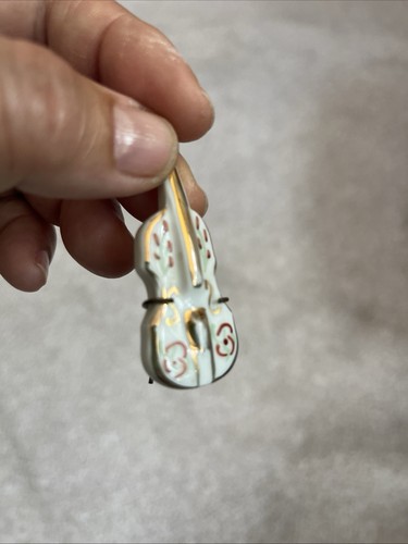 Limoges miniature cello - miniature,