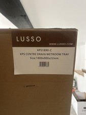 Lusso 1800 X 900 X 22mm Wet Room Tray, Centre Drain