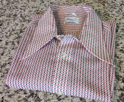 Vtg disco button shirt - vtg, up