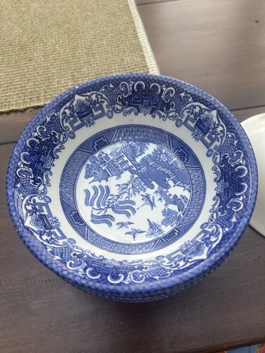 Vintage old willow english - old,