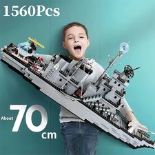 1560PCS Army Warship Model