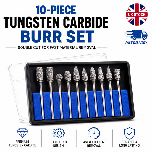 10pcs tungsten carbide - 10pcs, burr