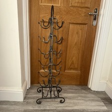 Silvegret  Metal 12  Bottle Wine Rack Drink Storage Floor Standing