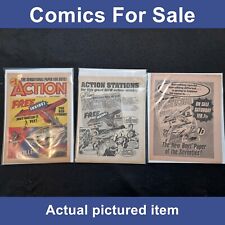 Action #1 comic & RARE 4 page