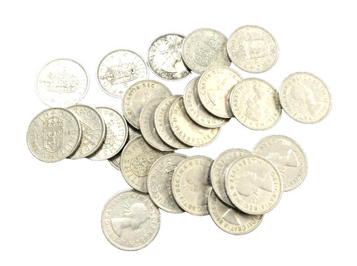 Elizabeth shilling coin - elizabeth,