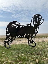 Tibetan terrier metal dog - tibetan,