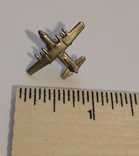 Silvertone Airplane Tack Pin