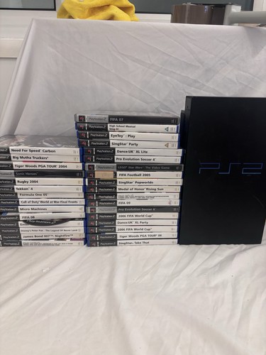 Ps2 with games huge - games,
