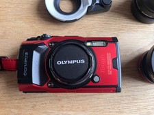 Olympus Tough TG-6 12MP Waterproof Digital Camera - Red and Black 2 Colors