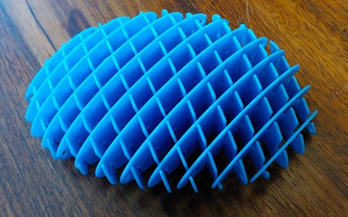 Blue flexi worm - blue,