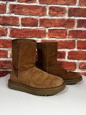 UGG Australia Ankle boots Classic Short Brown Women's UK Size 4.5 37.5 Sheepskin