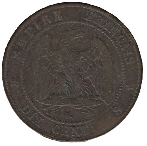 1853 france centimes - 1853, 10