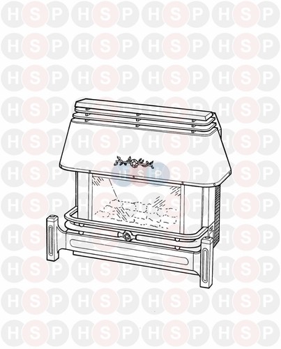 Baxi super stove glass - baxi, 438