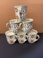6 Chintz Mugs In The Original