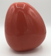 Zwiesel Orange glass vase  by