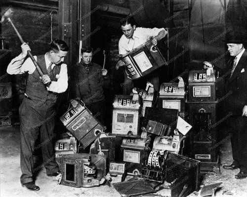 Slot machines destroyed law - slot,
