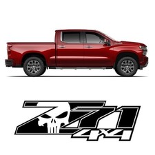 Z71 Skull 4x4 side stripes for cars Chevrolet Silverado 2022