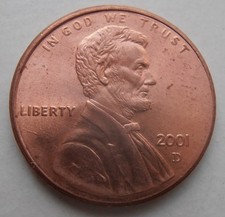 USA 1 CENT 2001 D UNCIRCULATED