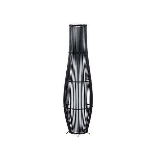 Alec rattan floor lamp - alec, black