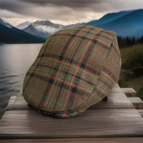 Wool tweed hat - hat, cap