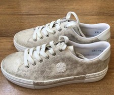 Rieker Beige/Gold Lace Up