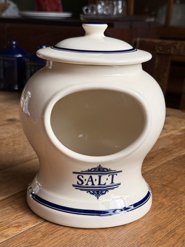 Victorian pottery 1869 salt - 1869,