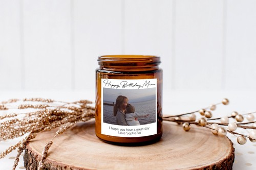 Photo scented candle - photo,