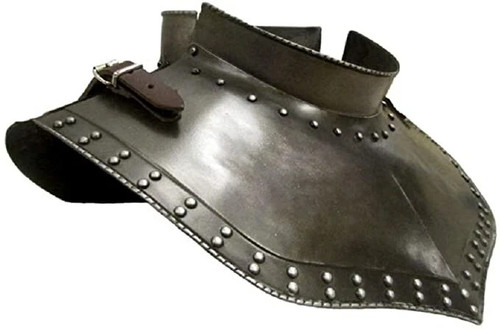 Medieval studded gorget armour - medieval,