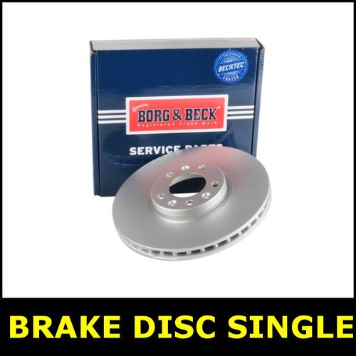 Brake disc single - front, fits