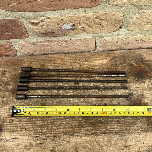 Vintage lister pushrods x5 - pushrods,