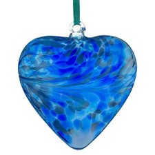 Sienna glass heart - sienna,