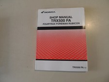 Shop Manual Honda Quad TRX500