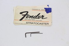 Fender 1971 Stratocaster hang tag booklet owners manual Trem tools original