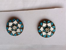 2 x vintage enamel french 