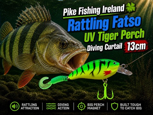 Big pike fishing - big, rattling