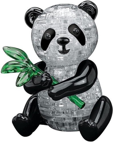Panda puzzle led colour - 3d,