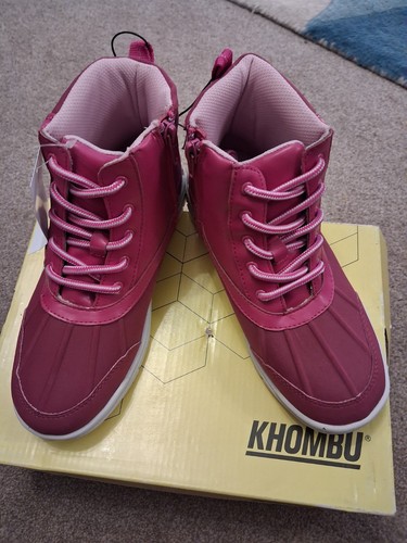 Kids pink boots size khombu - pink,
