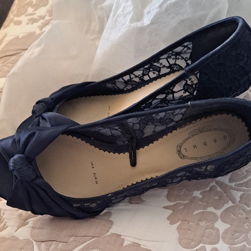 Debút navy lace satin - navy,