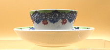 Antique Spongeware Tea Bowl &