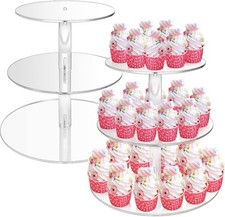 3/4/5 Tier Acrylic Cupcake