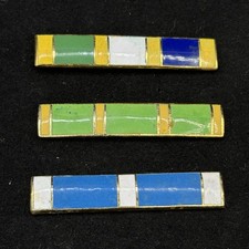 Medal Ribbons Enamel Badges x