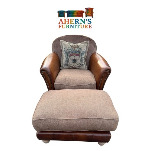 Juliette leather tweed chair - &,