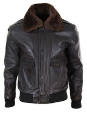 Mens Real Leather Aviator