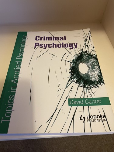 Criminal psychology david - criminal,