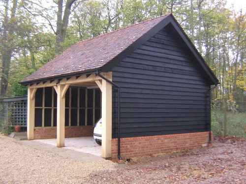 100 oak double - 100%, garage/cart