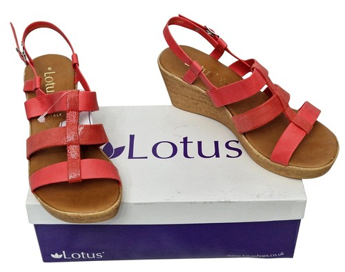 Lotus ladies wedged heeled - wedged,