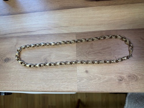 Gold 9ct chain tulip - tulip, and