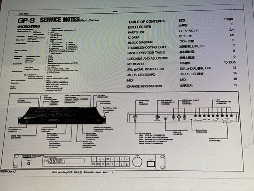 Roland service manual - ,