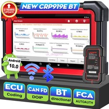 Launch CRP919E BT OBD2 Scanner Car Diagnostic Tool Full System ECU Coding CANFD