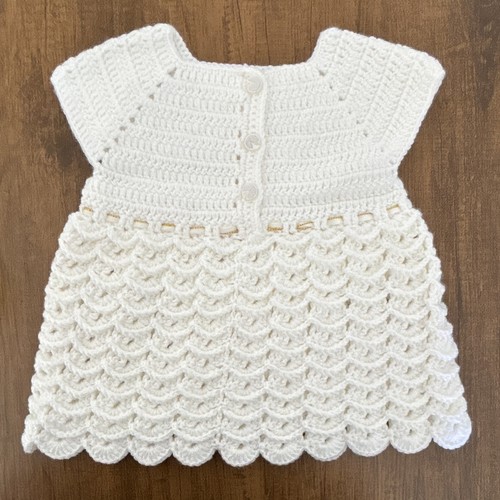 Handmade white crochet baby - handmade,